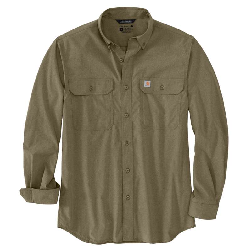 Carhartt Force® Relaxed Fit Lightweight Long- Sleeve Shirt | 25% Off ...