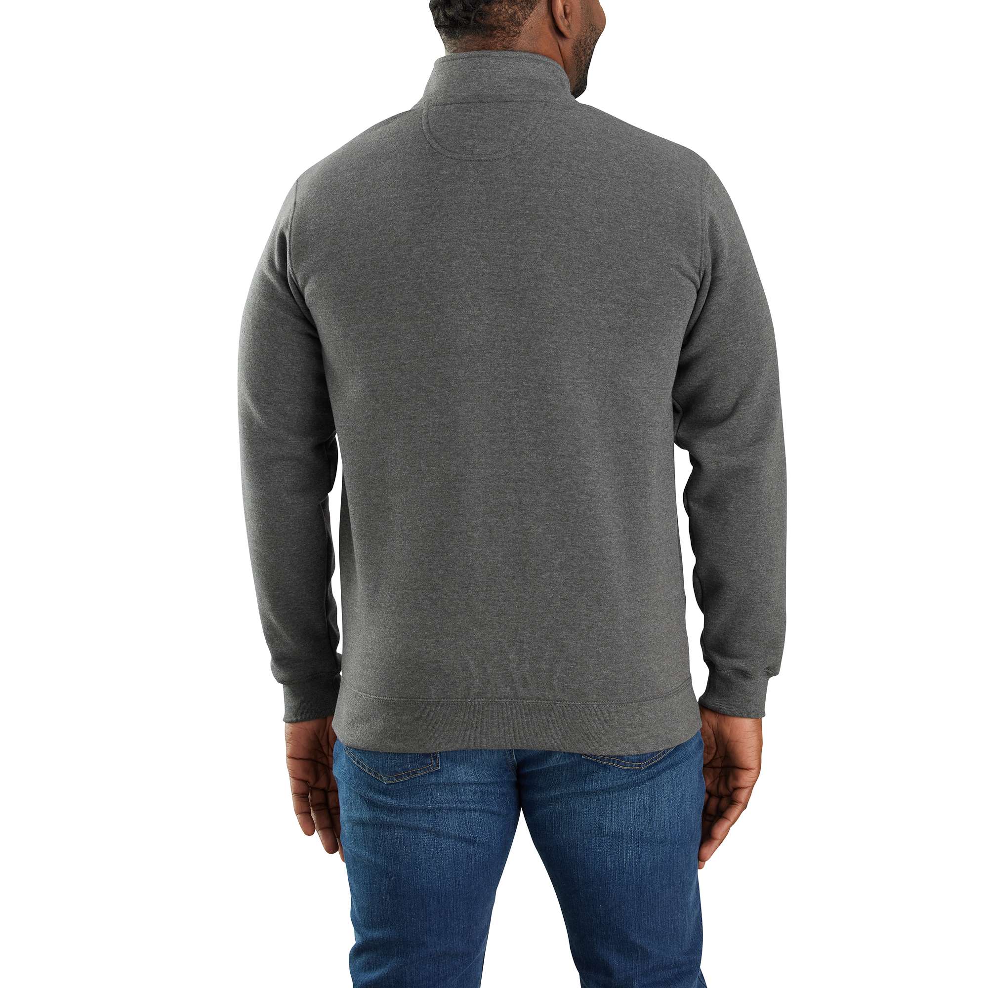 Additional thumbnail 3 of Loose Fit Midweight Quarter-Zip Mock-Neck Sweatshirt