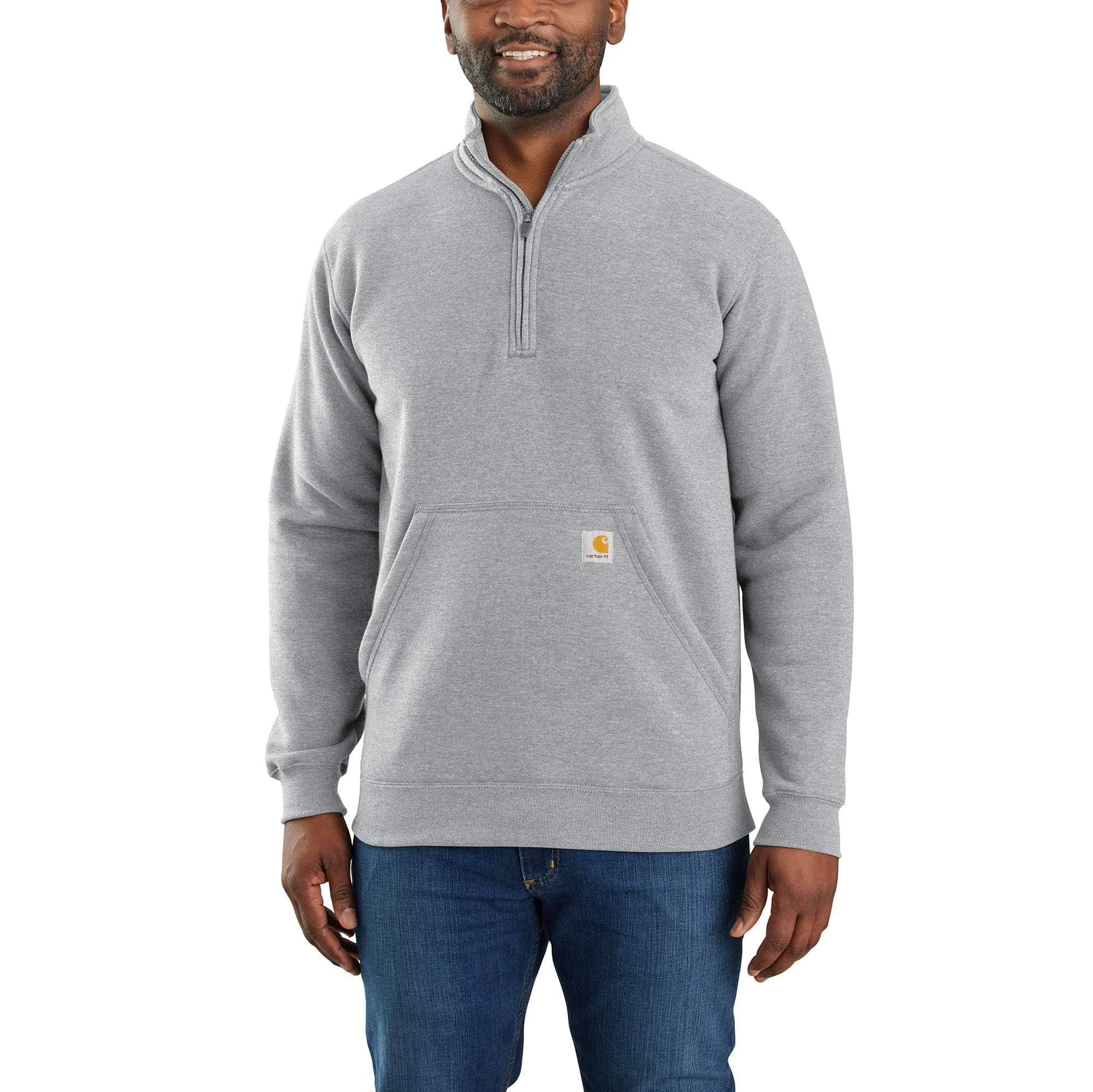 Additional thumbnail 1 of Loose Fit Midweight Quarter-Zip Mock-Neck Sweatshirt