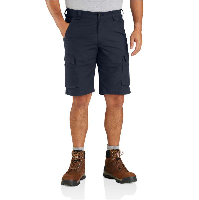 Carhartt  Navy Carhartt Force® Relaxed Fit Ripstop Cargo Work Short