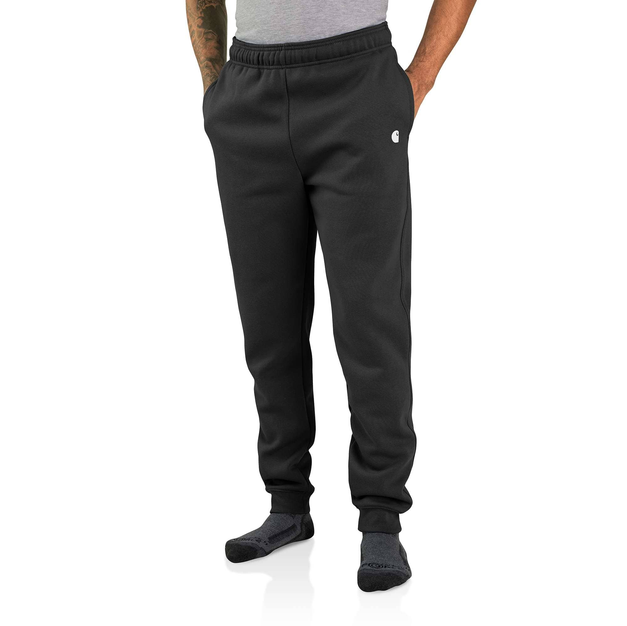 ShomPort Mens Tapered Sweatpants Casual Loose Solid Color Pants Drawstring  Waist Lounge Pants