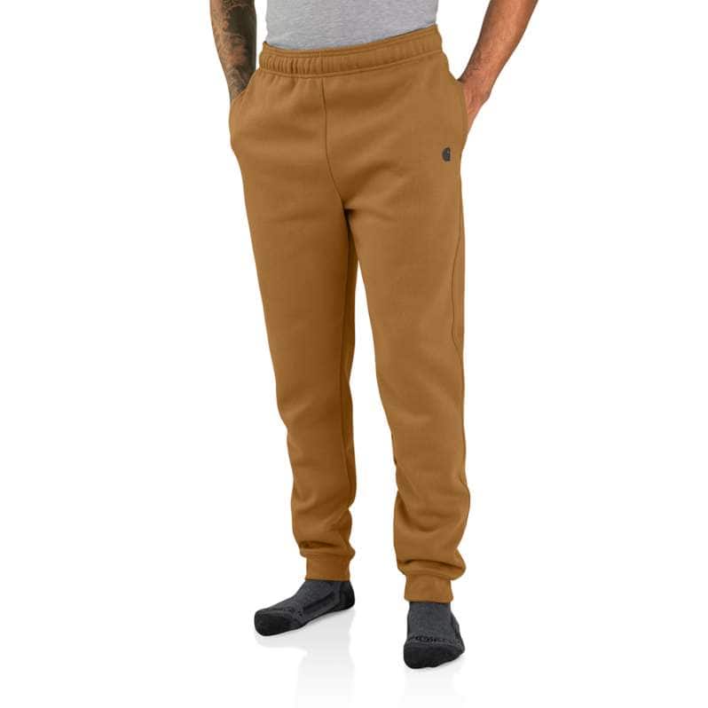 Carhartt  Carhartt Brown Relaxed Fit Midweight Tapered Sweatpants