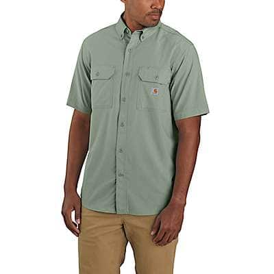 Carhartt Men's Succulent Carhartt Force® Relaxed Fit Lightweight Short-Sleeve Shirt