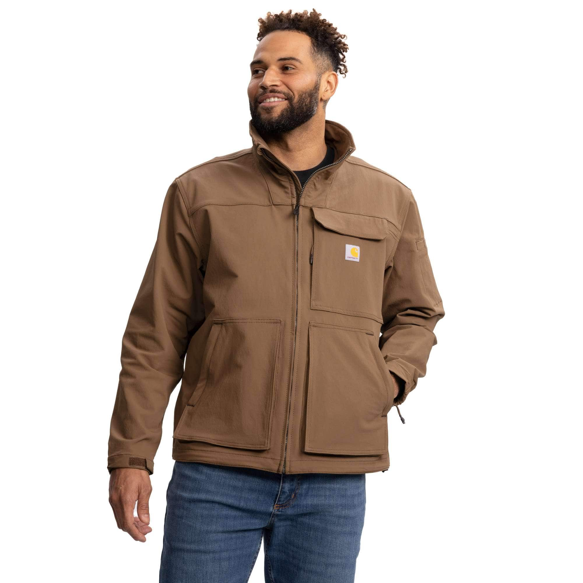 Super Dux™ Relaxed Fit Lightweight Mock-Neck Jacket - 1 Warm Rating, Men's  Clothing & Apparel