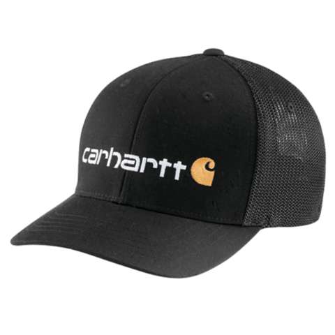 Мужские кепки Carhartt Rugged Flex® Fitted Canvas Mesh-Back Logo Graphic