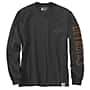 Additional thumbnail 1 of Relaxed Fit Heavyweight Long-Sleeve Pocket Detroit Graphic T-Shirt