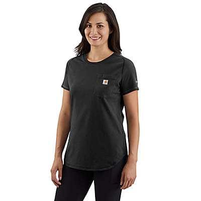 Carhartt Women's Carbon Heather Women's Carhartt Force® Relaxed Fit Midweight Pocket T-Shirt