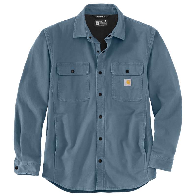 Carhartt  Thundercloud Rugged Flex® Relaxed Fit Canvas Fleece-Lined Shirt Jac