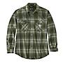 Additional thumbnail 1 of Rugged Flex® Relaxed Fit Midweight Flannel Long-Sleeve Snap-Front Plaid Shirt