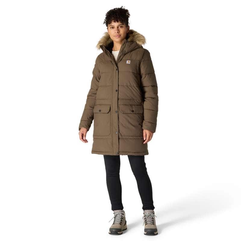 Women's Relaxed Fit Midweight Sherpa-Lined Full-Zip Sweatshirt