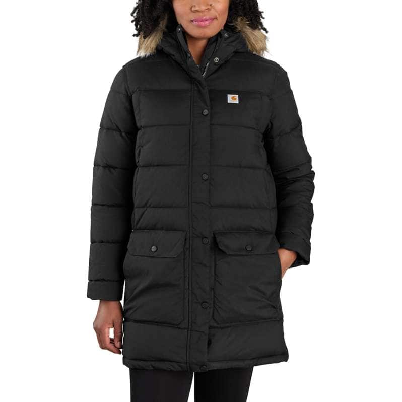 Carhartt  Black Women’s Montana Relaxed Fit Insulated Coat - 4 Extreme Warmth Rating