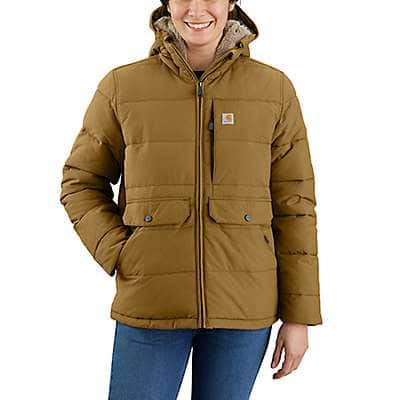 Carhartt Women's Oak Brown Women’s Montana Relaxed Fit Insulated Jacket - 4 Extreme Warmth Rating