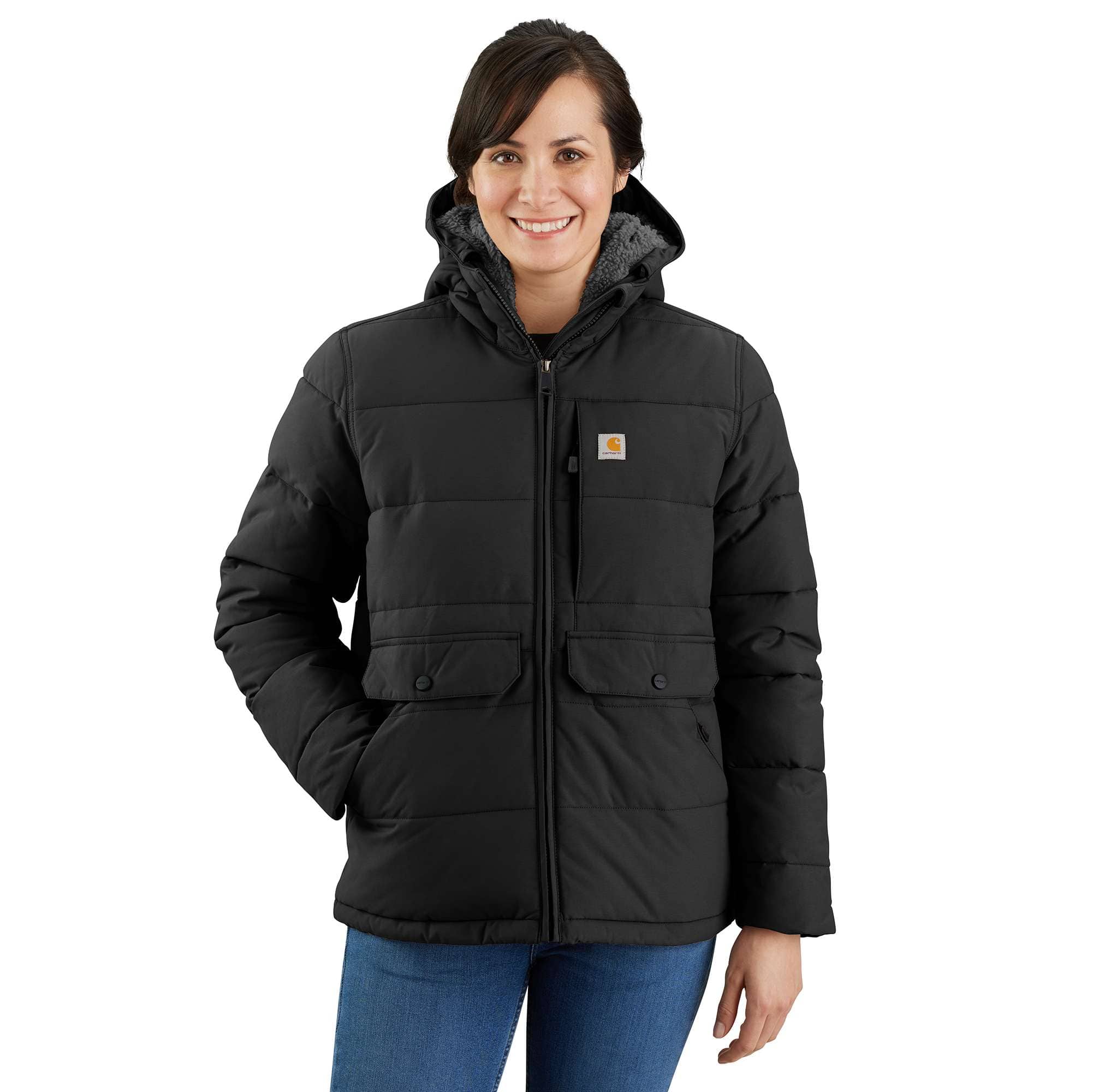 Montana Women's Puffer Jacket - Sherpa Lined 4 Extreme Warmth Rating