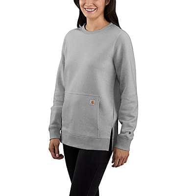 Carhartt Women's Asphalt Heather Women's Carhartt Force® Relaxed Fit Lightweight Sweatshirt