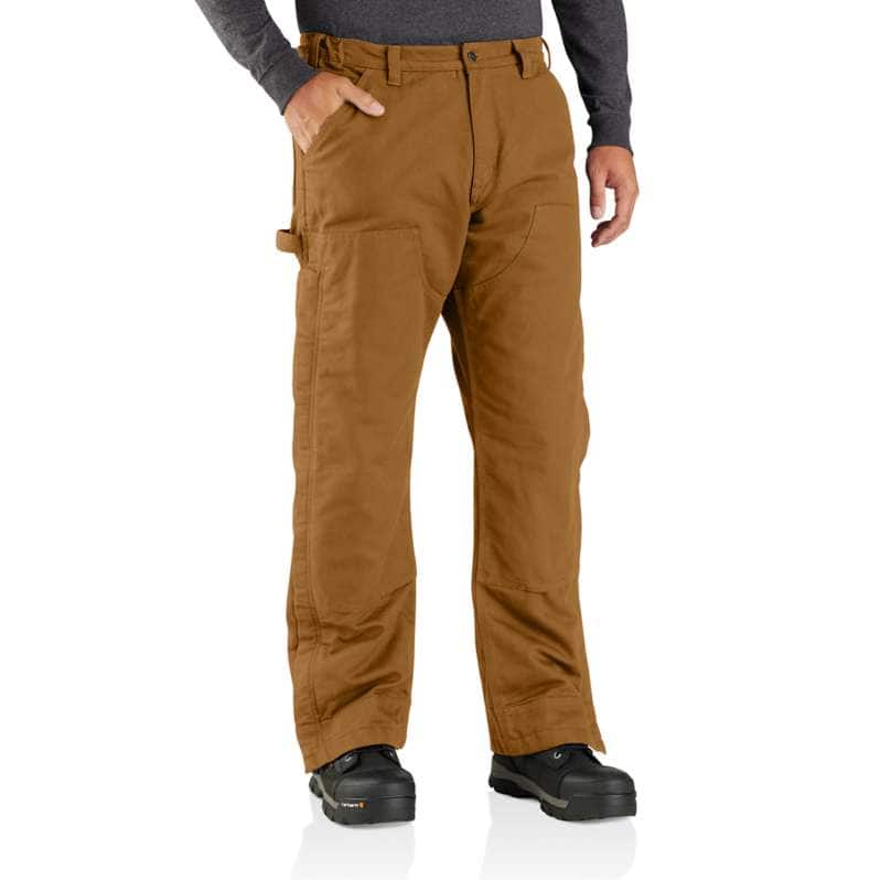 Loose Fit Washed Duck Insulated Pant - 4 Extreme Warmth Rating | Santa ...