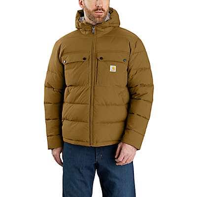 Carhartt Men's Oak Brown Montana Loose Fit Insulated Jacket - 4 Extreme Warmth Rating