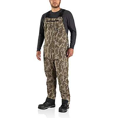 Carhartt Men's Mossy Oak Bottomland Camo Super Dux™ Relaxed Fit Insulated Camo Bib Overall - 4 Extreme Warmth Rating