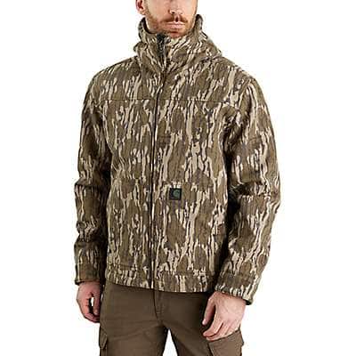 Carhartt Men's Mossy Oak Bottomland Camo Super Dux™ Relaxed Fit Sherpa-Lined Camo Active Jacket - 2 Warmer Rating