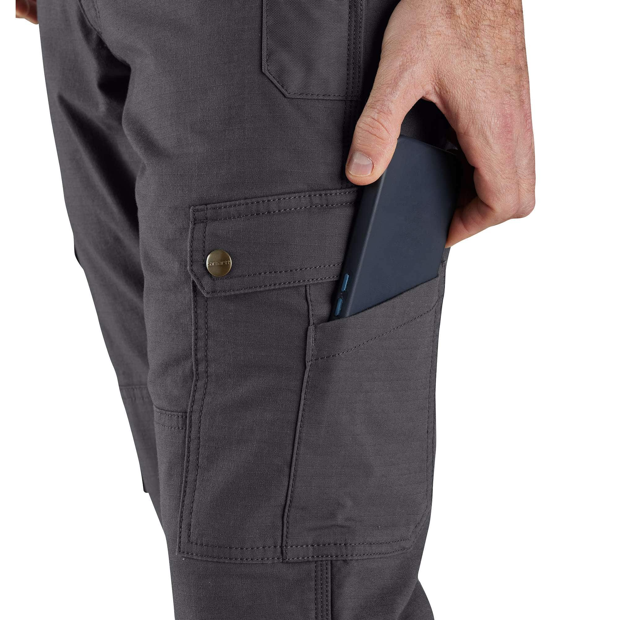 Additional thumbnail 5 of Rugged Flex® Relaxed Fit Ripstop Cargo Fleece-Lined Work Pant