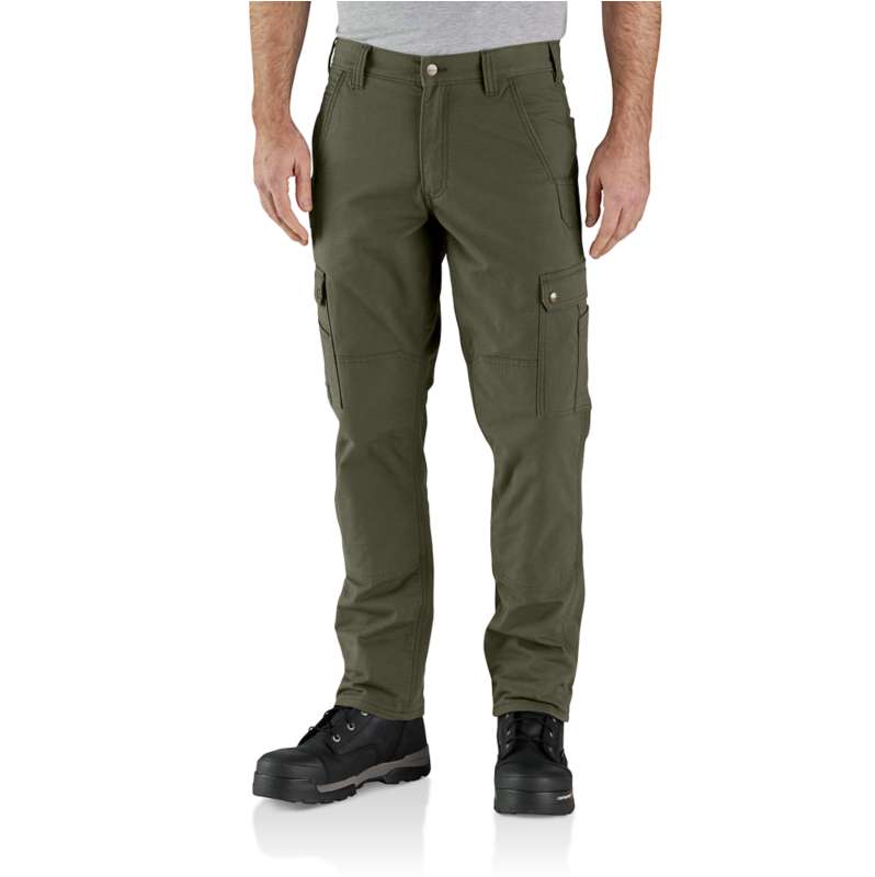 Carhartt Men's Rugged Flex Ripstop Cargo Fleece Lined Work Pants