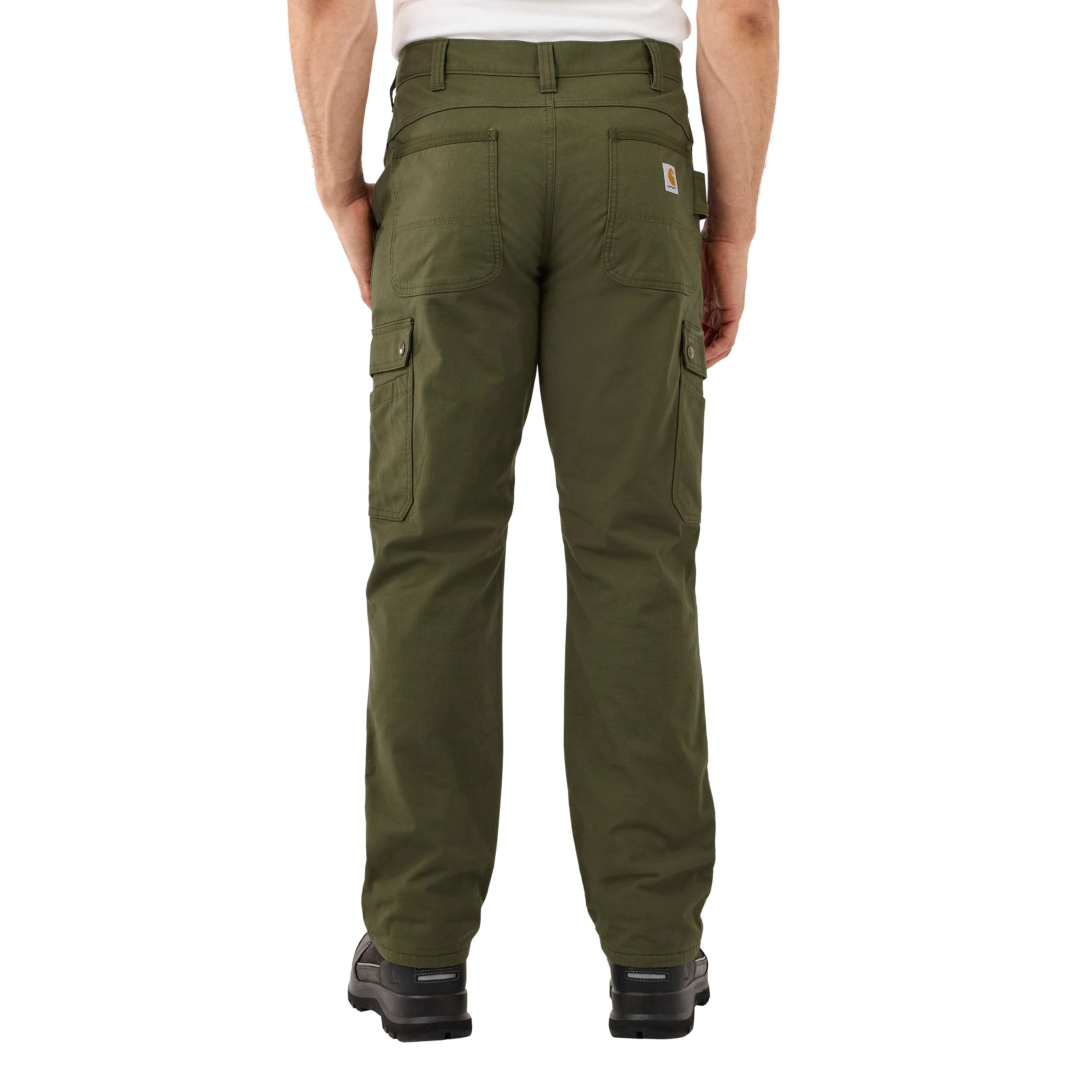 Rugged Flex® Relaxed Fit Ripstop Cargo Fleece-Lined Work Pant