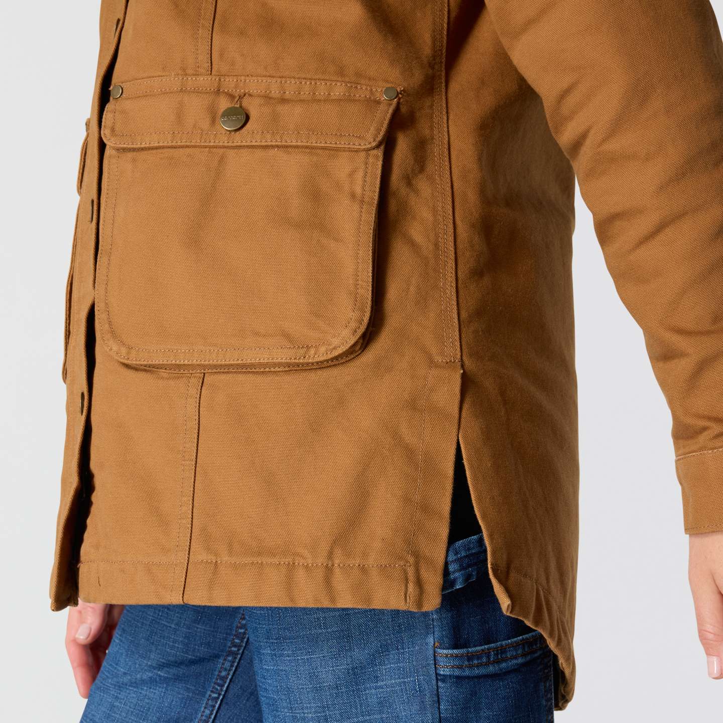Женская куртка Carhartt Field - Loose Fit - 2 Warmer Rating, цвет: Коричневый — фото 4