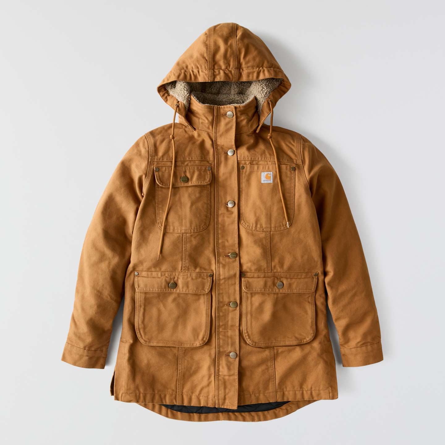 Женская куртка Carhartt Field - Loose Fit - 2 Warmer Rating, цвет: Коричневый — фото 9