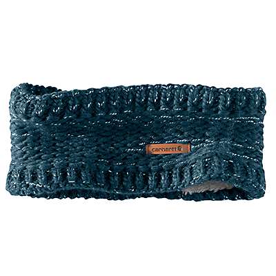 Carhartt Women's Night Blue Women's Knit Sherpa-Lined Headband