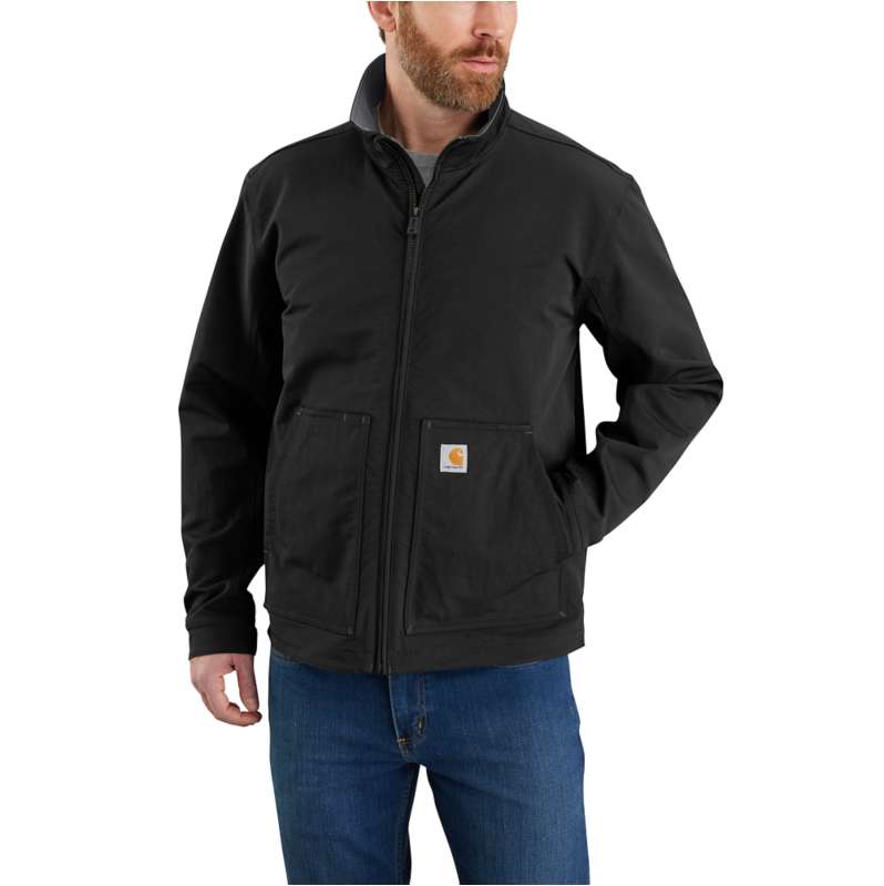 Carhartt  Black Super Dux™ Relaxed Fit Lightweight Soft Shell Jacket - 1 Warm Rating