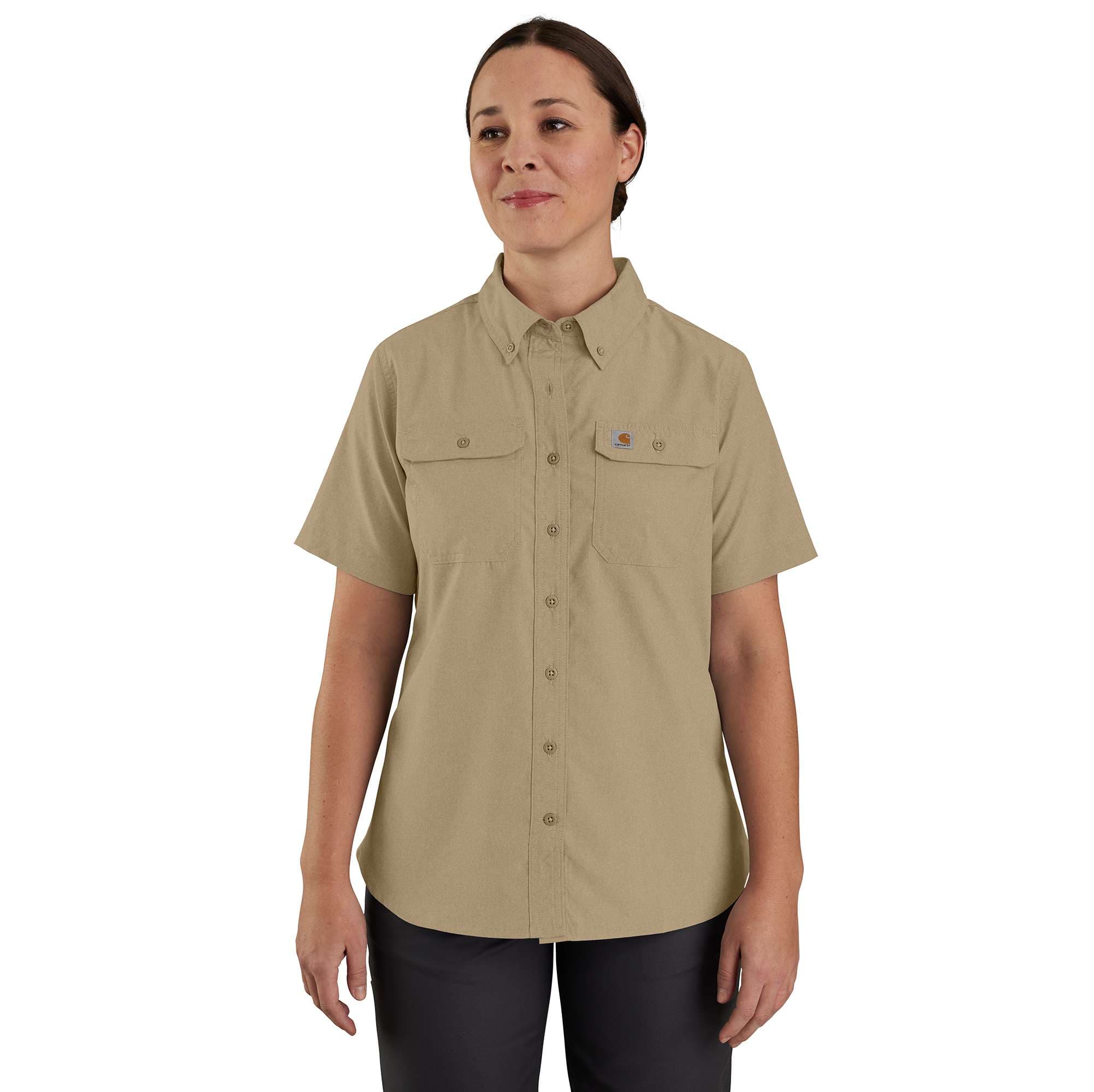 Additional thumbnail 1 of Women's Carhartt Force® Relaxed Fit Lightweight Short-Sleeve Shirt