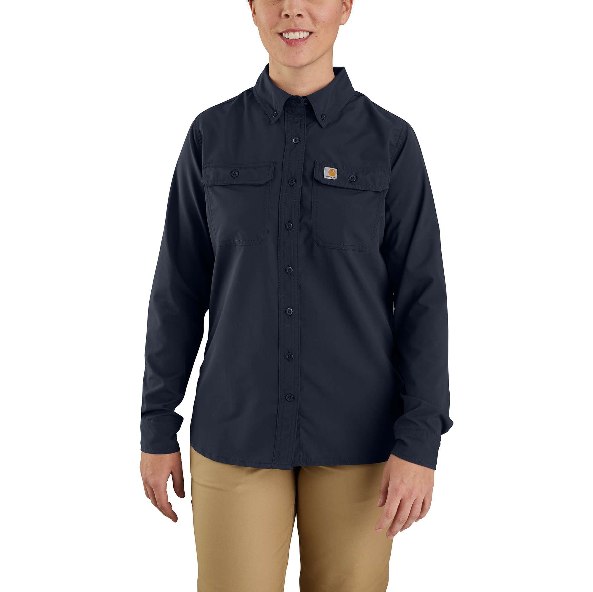 Custom Work Shirts Screen Printed Carhartt Men's Black Rugged Professional  Series Shirt