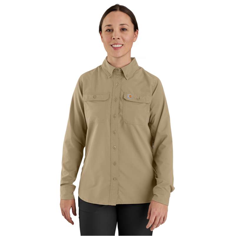 Women s Carhartt Force Relaxed Fit Lightweight Long Sleeve Shirt