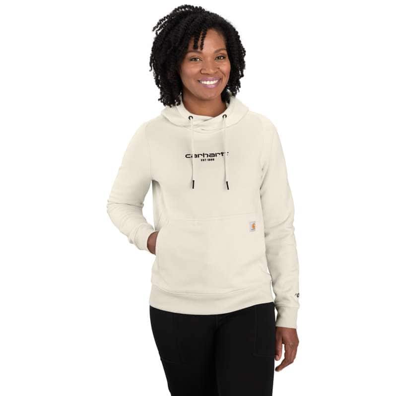 Carhartt  Malt Women's Carhartt Force® Relaxed Fit Lightweight Graphic Hooded Sweatshirt
