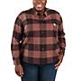Additional thumbnail 2 of Women's Rugged Flex® Loose Fit Midweight Flannel Long-Sleeve Plaid Shirt