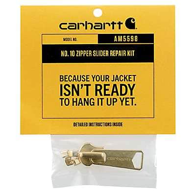 Carhartt Unisex Brass No. 10 Zipper Slider Repair Kit