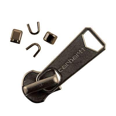 Carhartt Unisex Antique Brass No. 10 Zipper Slider Repair Kit