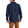 Additional thumbnail 2 of Relaxed Fit Denim Fleece Lined Snap-Front Shirt Jac