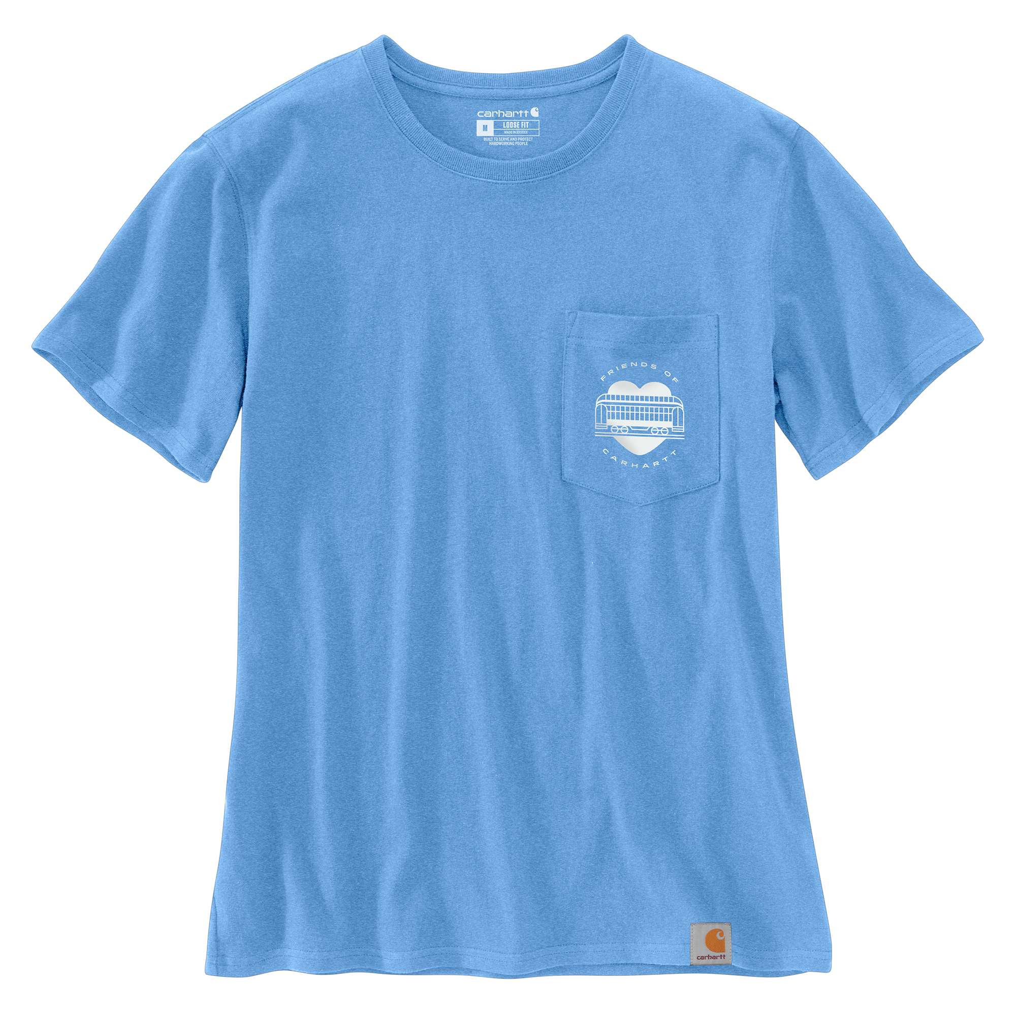 LOOSE FIT HEAVYWEIGHT SHORT-SLEEVE POCKET FOC GRAPHIC T-SHIRT