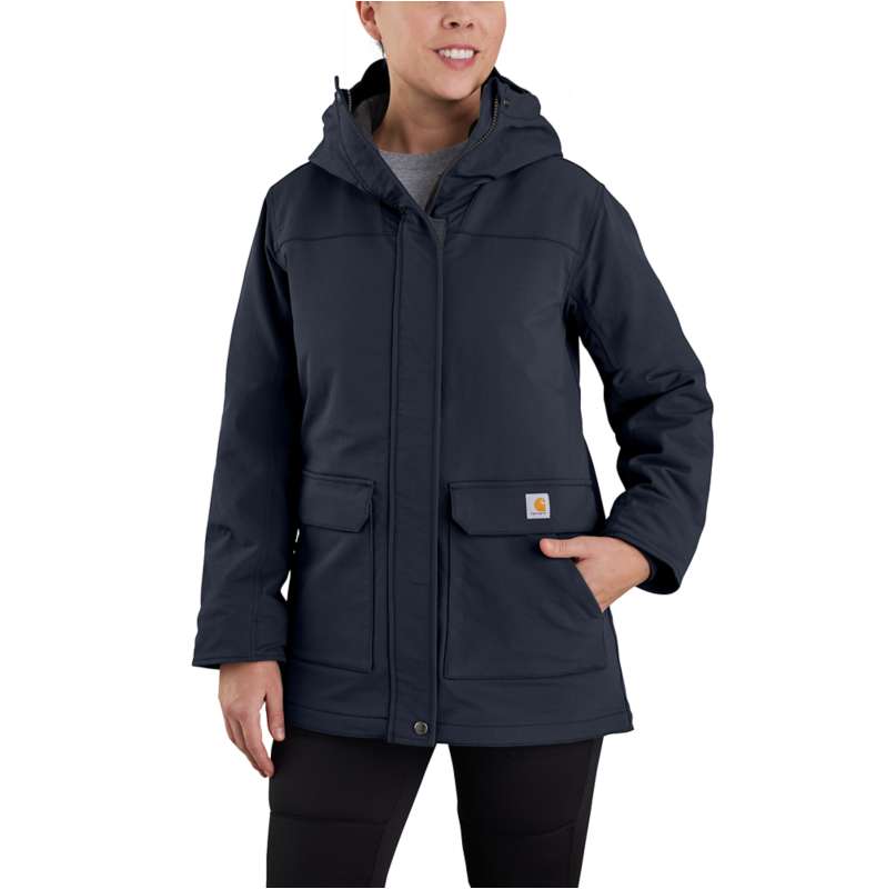 Carhartt  Navy Women's Super Dux™  Relaxed Fit Insulated Traditional Coat - 4 Extreme Warmth Rating