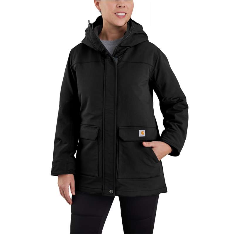 Carhartt  Black Women's Super Dux™  Relaxed Fit Insulated Traditional Coat - 4 Extreme Warmth Rating