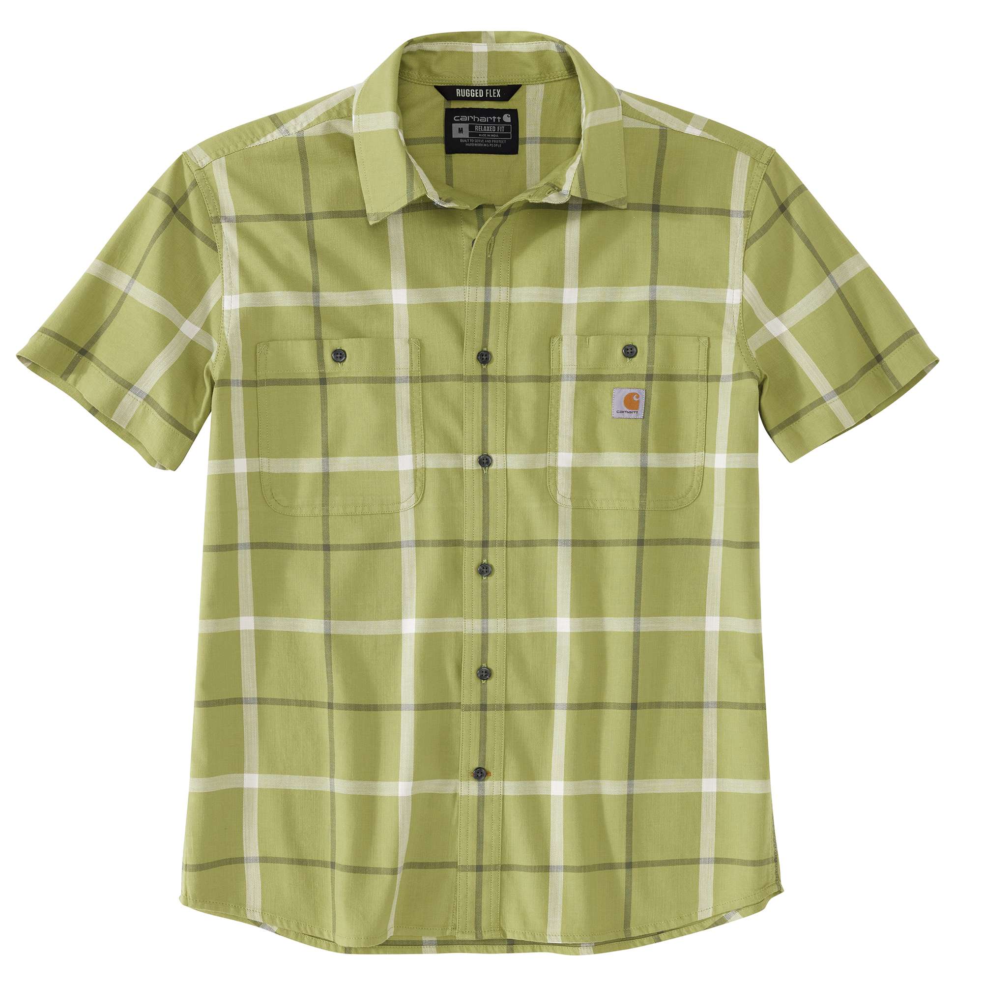 Additional thumbnail 1 of Rugged Flex® Relaxed Fit Lightweight Short-Sleeve Plaid Shirt
