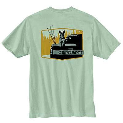 Carhartt Men's Malt Loose Fit Heavyweight Short-Sleeve Pocket Dog Graphic T-Shirt