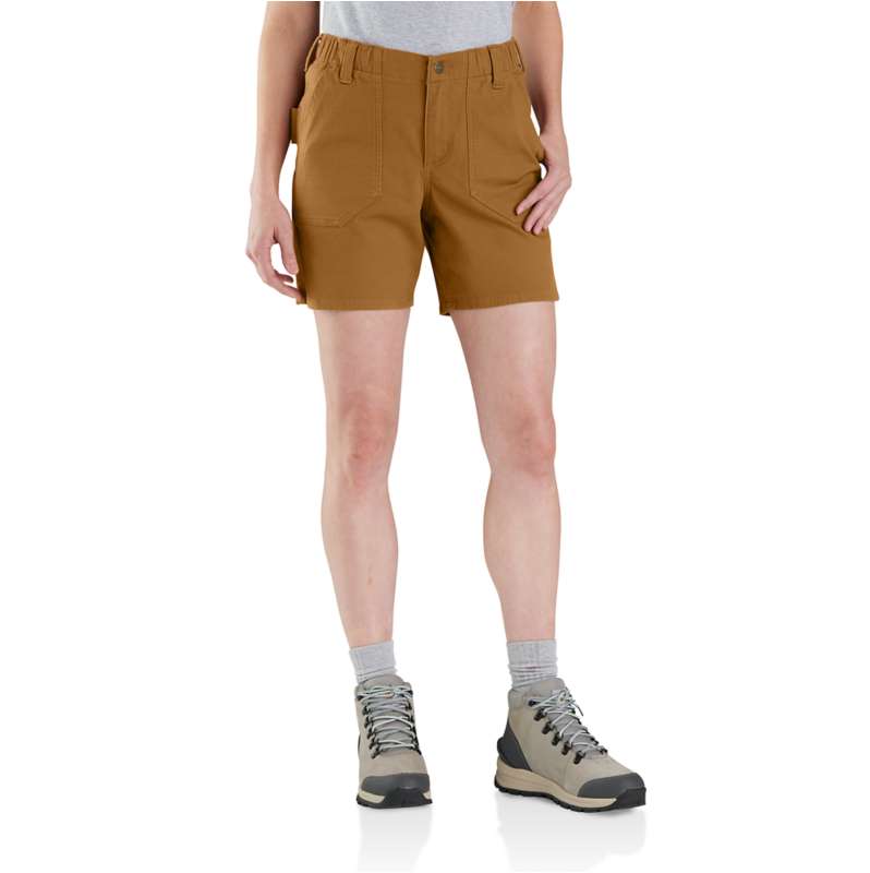 Carhartt Women's Rugged Flex Relaxed Fit Canvas Work Short at