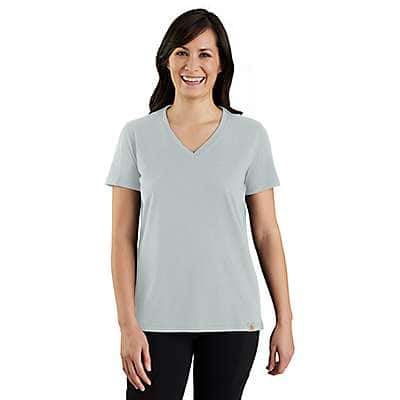 Carhartt Women's Tropical Peach Women's TENCEL™ Fiber Series Relaxed Fit Short-Sleeve V-neck T-Shirt