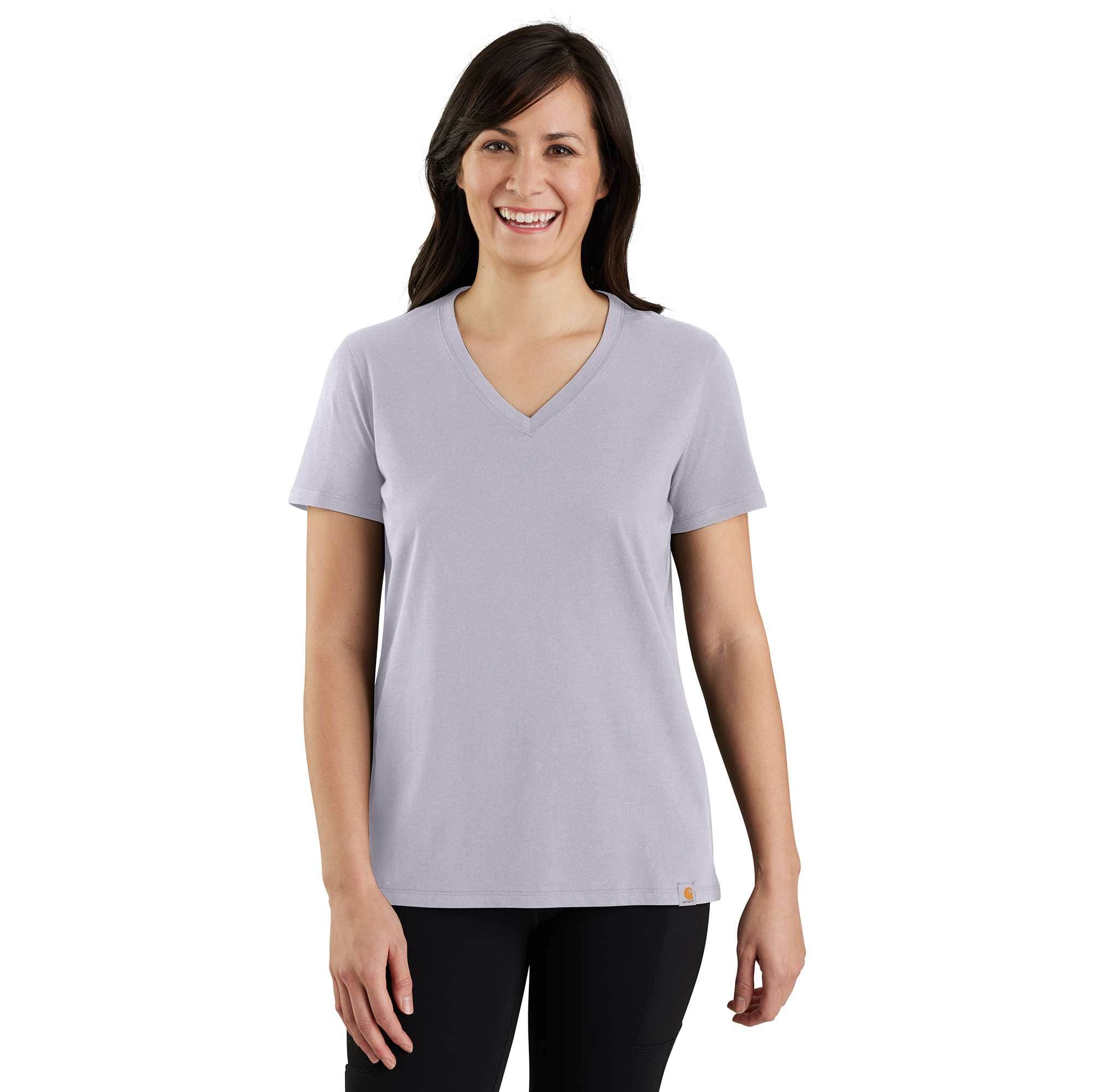 Carhartt Women's TENCEL™ Fiber Series Relaxed Fit Short-Sleeve V-neck T-Shirt