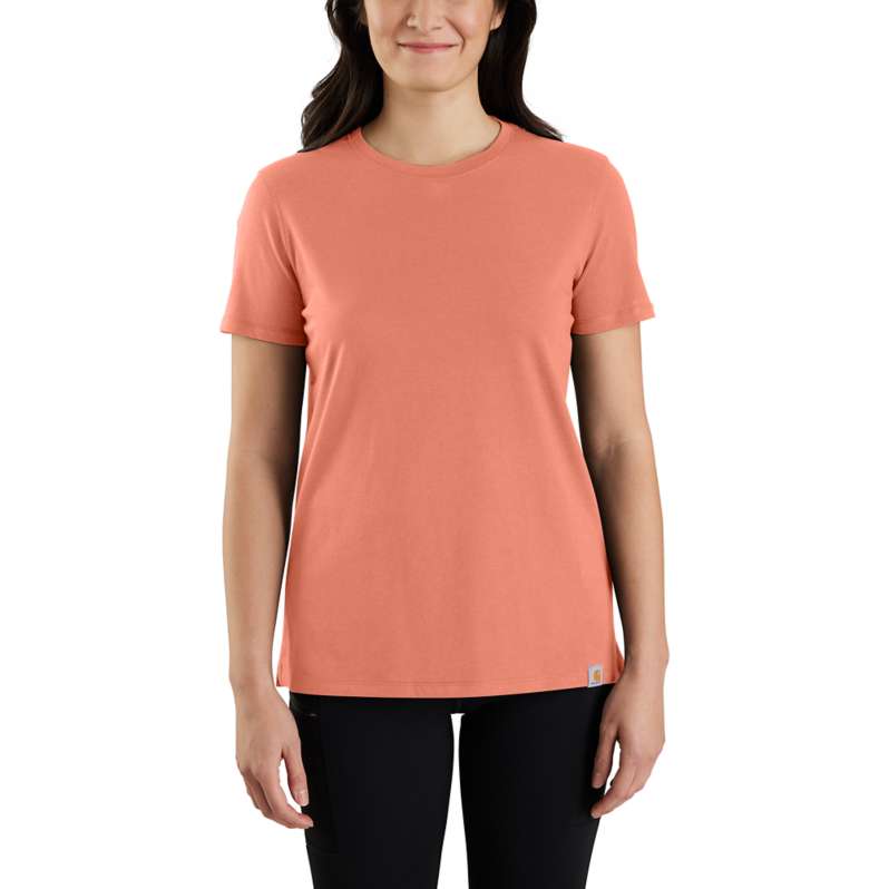 Carhartt  Terracotta Women's TENCEL™ Fiber Series Relaxed Fit Short-Sleeve Crewneck T-Shirt