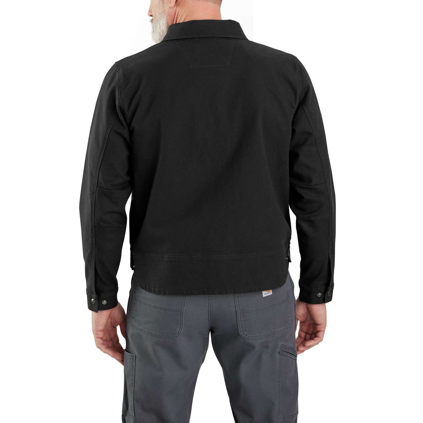 Мужская куртка Carhartt Rugged Flex® Duck Berwick, цвет: Чёрный — фото 2