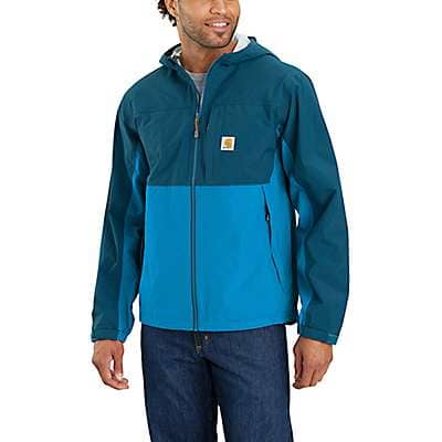 Carhartt Men's Yellow Curry/Asphalt Storm Defender® Relaxed Fit Lightweight Packable Jacket
