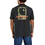 Additional thumbnail 1 of Loose Fit Heavyweight Short-Sleeve Camo Logo Graphic T-Shirt