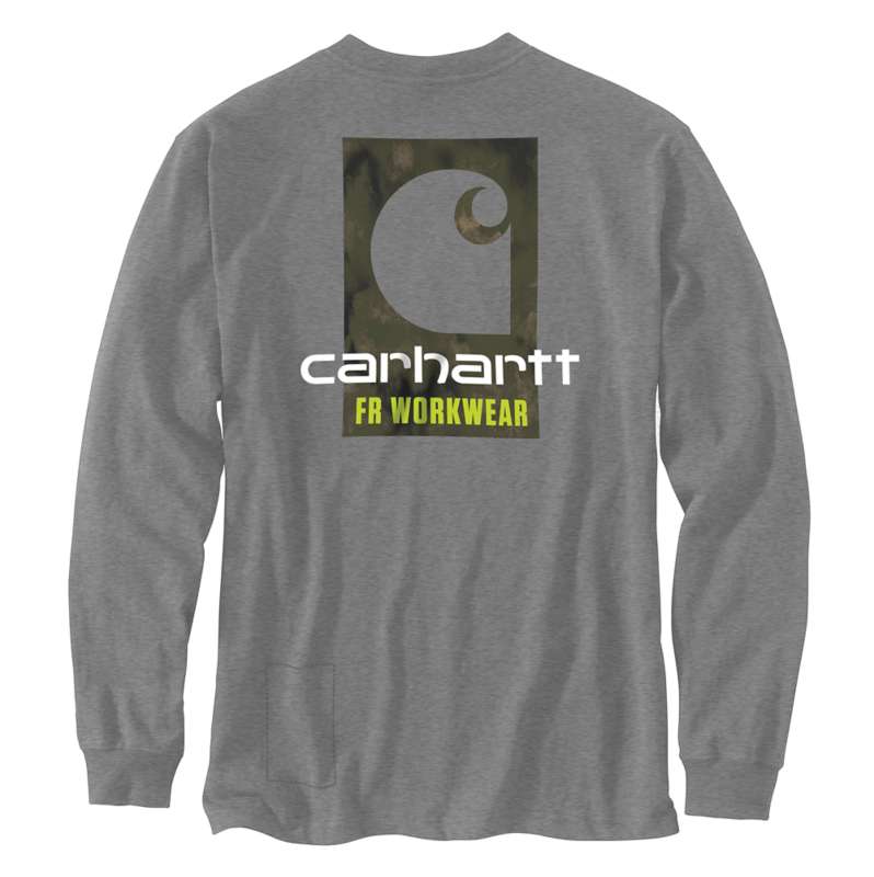 Flame Resistant Carhartt Force® Loose Fit Lightweight Long-Sleeve C ...